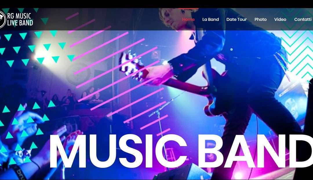 Creazione siti internet roma Music Band